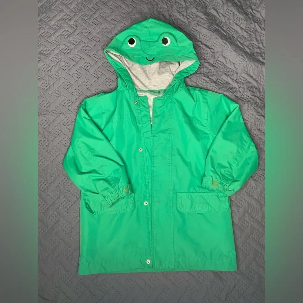 Carter's Green Frog Rain Jacket